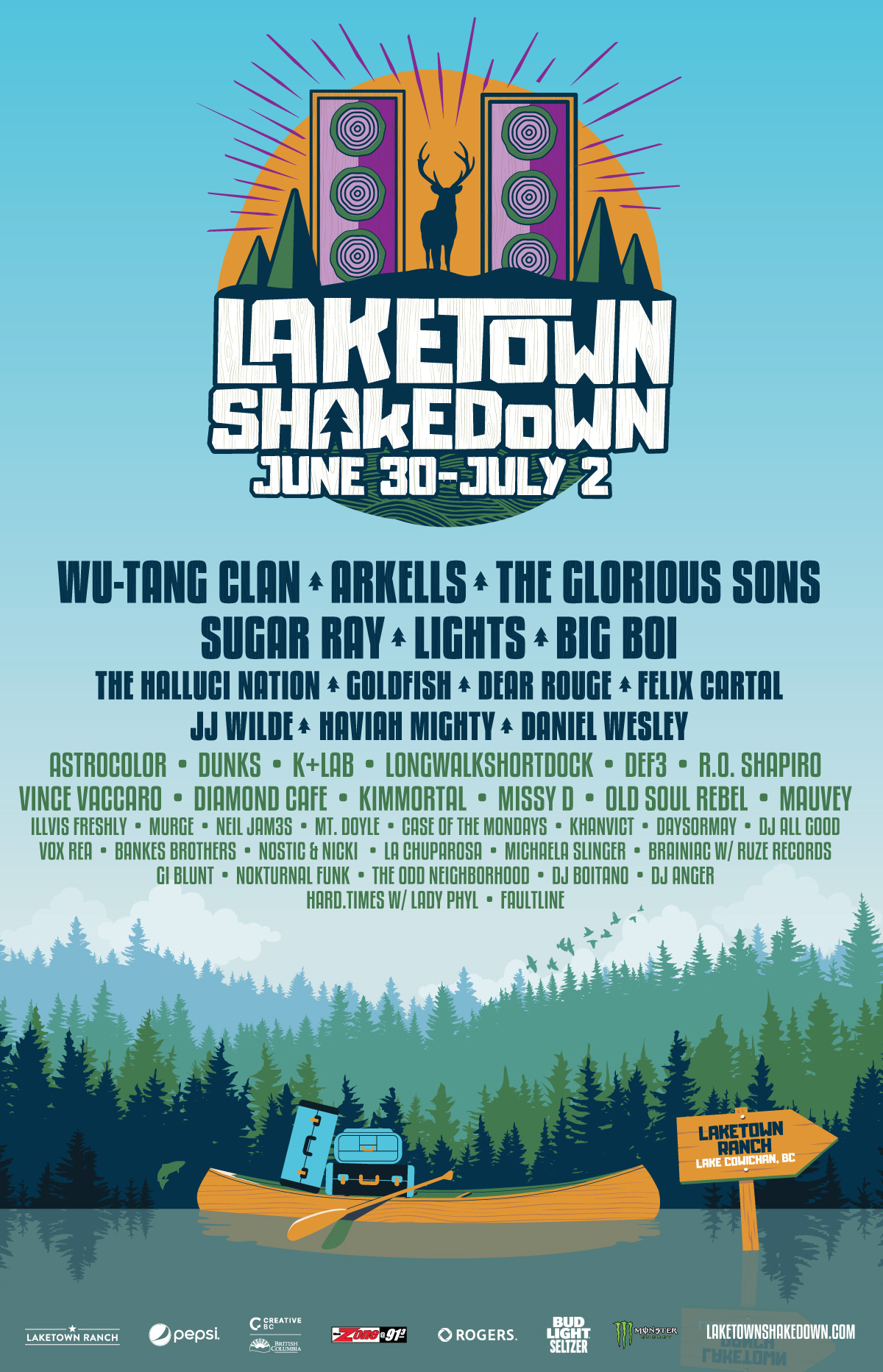 Past Artists Laketown Shakedown